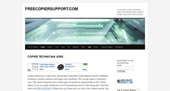 Desktop Screenshot of freecopiersupport.com