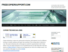 Tablet Screenshot of freecopiersupport.com